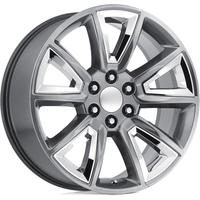 Performance Replicas PR168 Hyper Silver Wheels - 22x9, 6x139.7 — Wheels & Rims