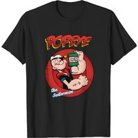 T-shirt noir pour hommes Popeye
