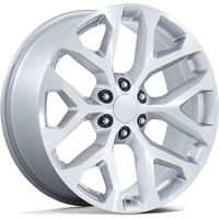 Roues Performance Replicas PR177 Argent Machiné - 22x9 - 6x139.7 — Roues et jantes