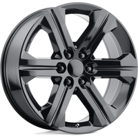 Performance Replicas PR191 Gloss Black 22x9 Rims 6x139.7 Bolt Pattern — Wheels & Rims