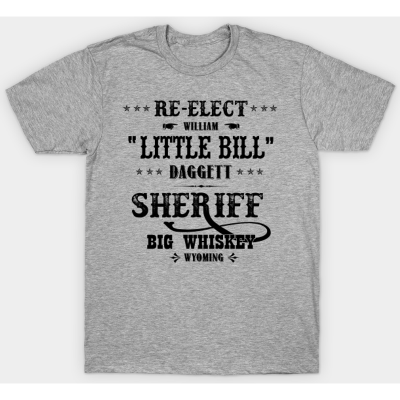 T-shirt Little Bill Daggett d'Unforgiven - Clint Eastwood — T-shirts pour hommes