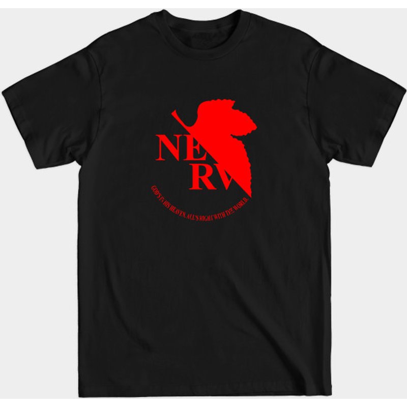 T-shirt pour hommes Nerv Logo Ayanami Nerv Asuka Misato Wille Anime — T-shirts pour hommes