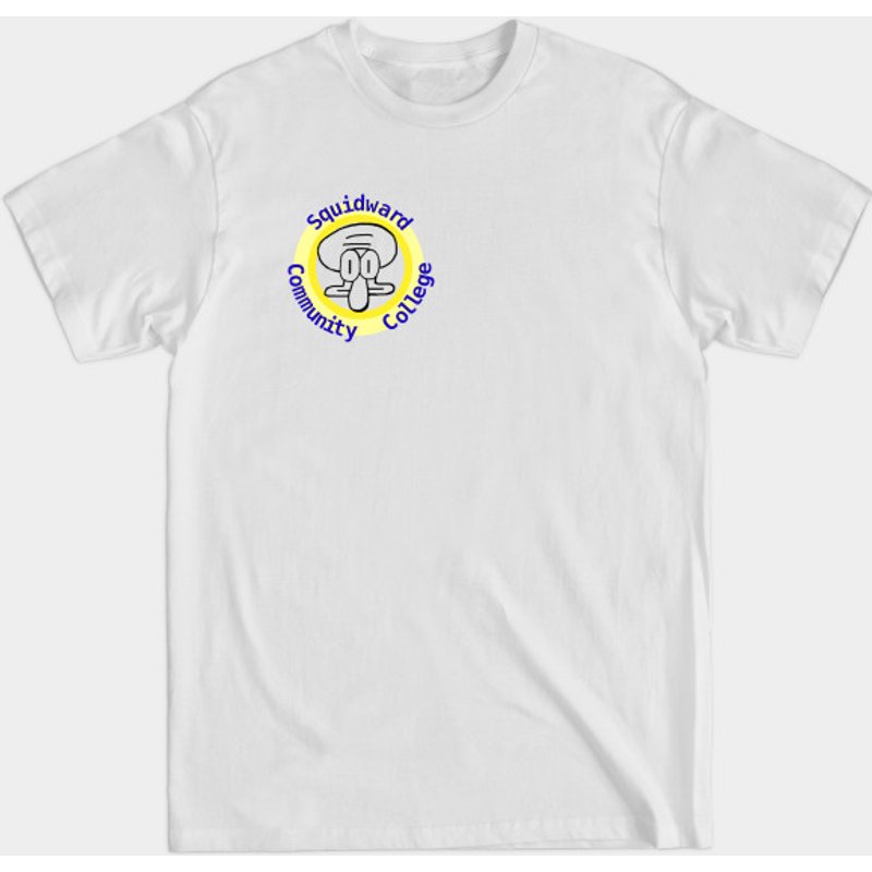 T-shirt pour hommes Squidward Community College — T-shirts pour hommes