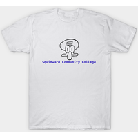 T-shirt pour hommes Squidward Community College