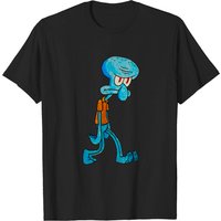 T-shirt pour hommes Grumpy Squidward en noir — T-shirts pour hommes