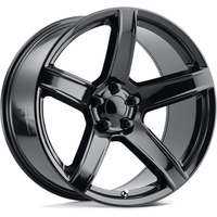 Performance Replicas PR209 Gloss Black 20x10.5 Rims 5x115 Bolt Pattern — Wheels & Rims