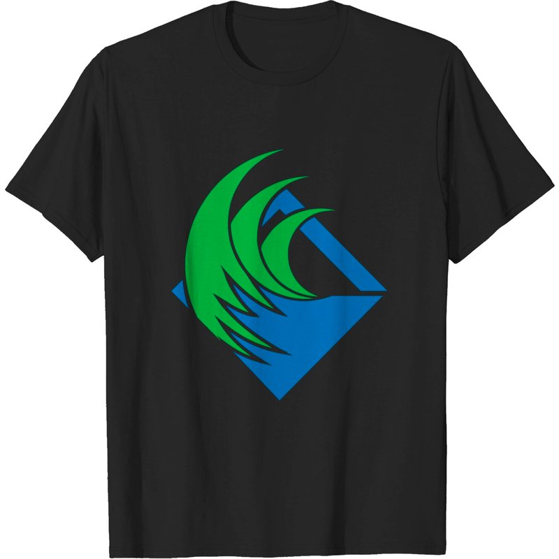 T-shirt pour hommes Ocean Wave en noir — T-shirts pour hommes