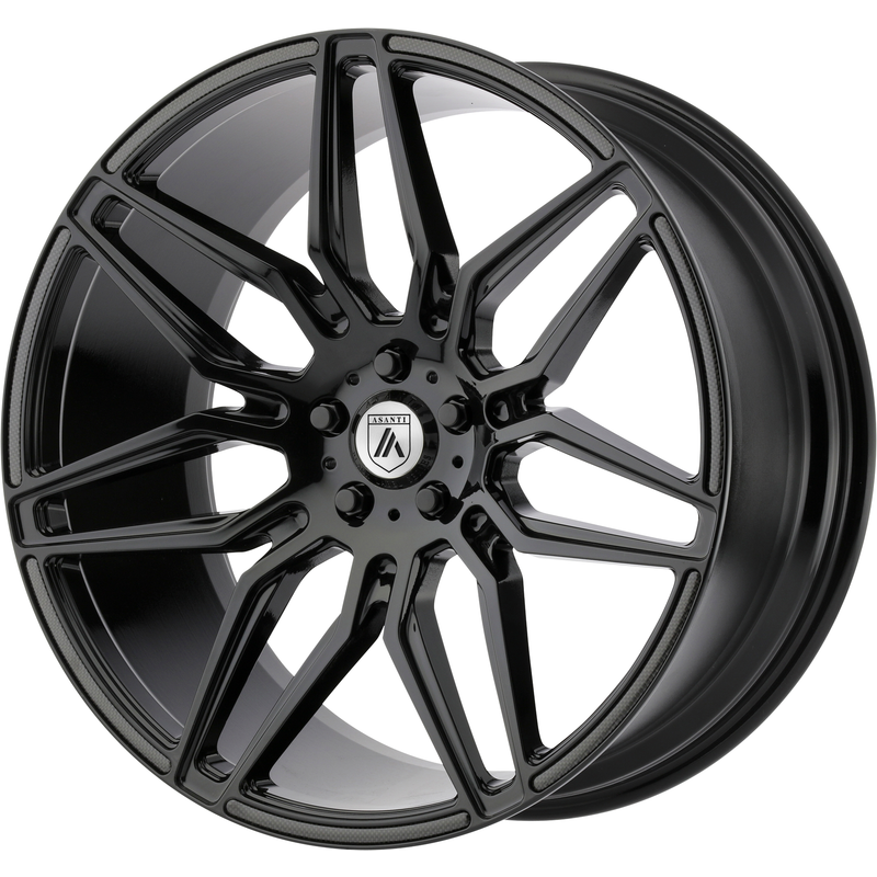 Roues Asanti Black ABL-11 Sirius Noir Brillant - 22x10.5 — Roues et jantes