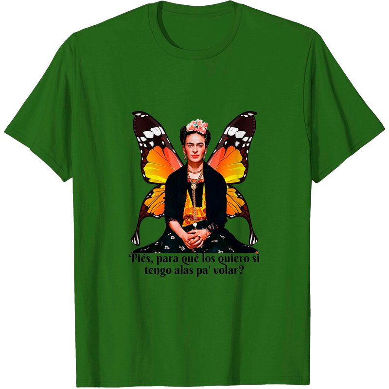 Frida Kahlo Phrase T-Shirt — Mens T Shirts