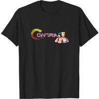 T-shirt Contra Nintendo pour hommes en noir — T-shirts pour hommes