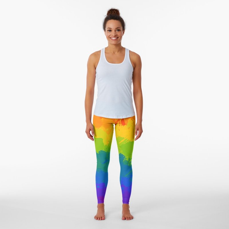 Leggings Rainbow Pride Paint pour femmes — Legging femme