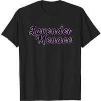 T-shirt pour hommes Lavender Menace en noir