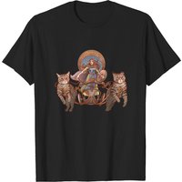 Frey Driving Her Cat Chariot - Freya T-shirt pour hommes