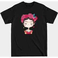 T-shirt pour hommes Frida Kahlo en noir — T-shirts pour hommes