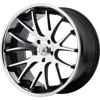 Roues Asanti Black ABL-3 Castor avec Face Machinée - 20x10 - 5x130 — Roues et jantes