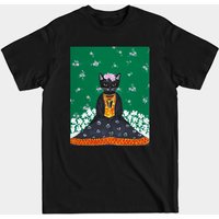 T-shirt Frida Cat Frida Kahlo pour hommes en noir — T-shirts pour hommes