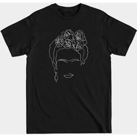T-shirt pour hommes Frida Kahlo en noir