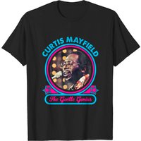 T-shirt pour hommes Curtis Mayfield The Gentle Genius — T-shirts pour hommes