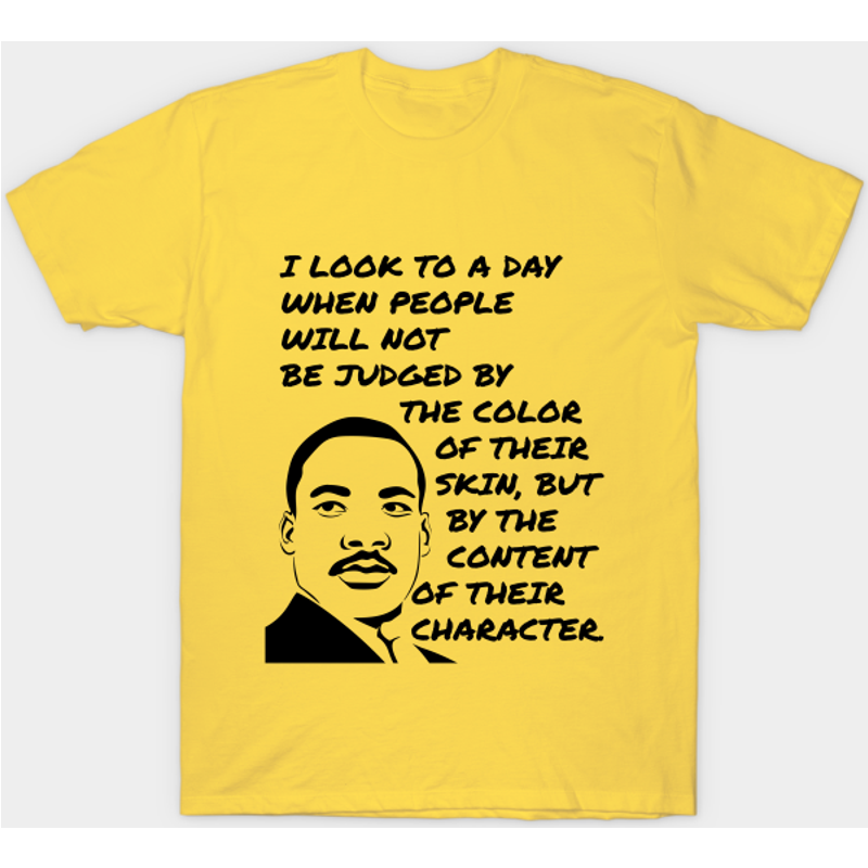 T-shirt Contenu de Caractère MLK Jr. pour Hommes — T-shirts pour hommes