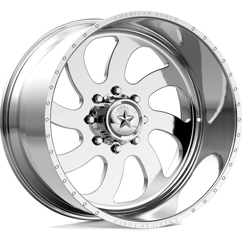American Force AFW Blade Polished Wheels - 20x10 - 8x165.1 -25 Offset — Wheels & Rims