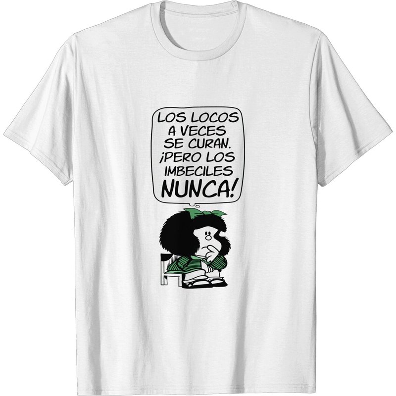 T-shirt Humor Phrases Féministes Mafalda de Los Locos pour Hommes — T-shirts pour hommes