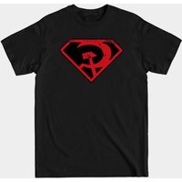 T-shirt Vintage Red Son Superman pour hommes — T-shirts pour hommes