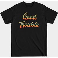 Good Trouble Men's T-Shirt in Black