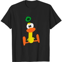 T-shirt pour hommes Pocoyo Pato Bird Cartoon - Noir — T-shirts pour hommes