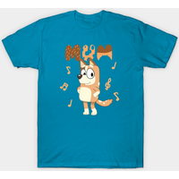 T-shirt Exclusif Maman Bluey Cartoon pour Hommes — T-shirts pour hommes