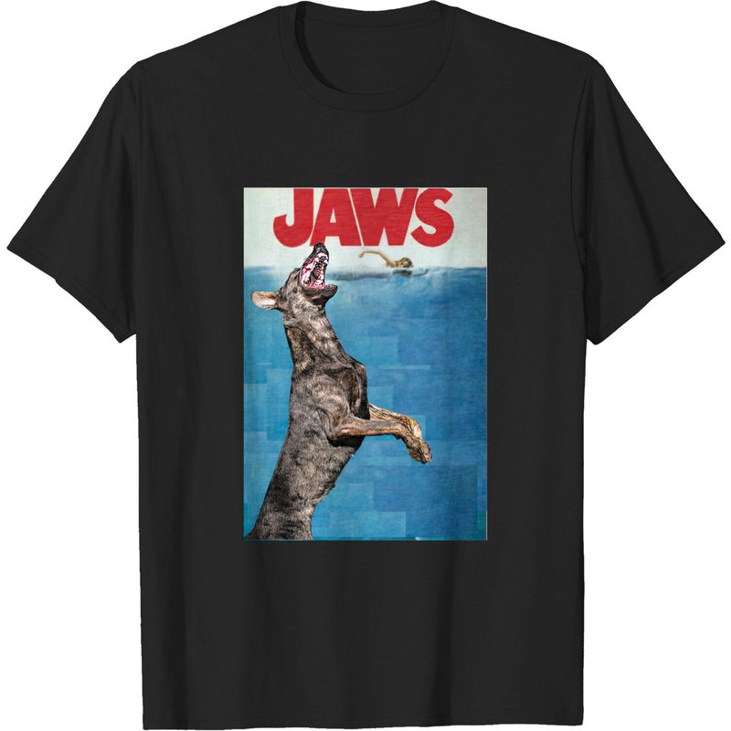 T-shirt pour hommes Jaws de Berger Hollandais — T-shirts pour hommes