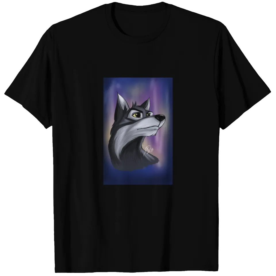 T-shirt noir pour hommes Balto