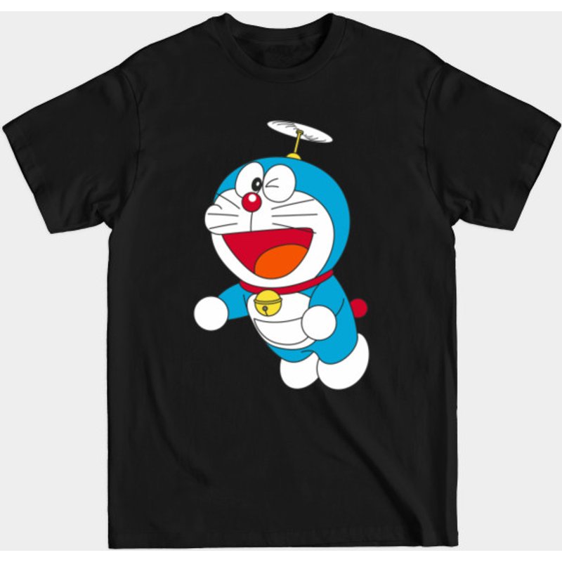 T-shirt pour hommes Doraemon - Noir — T-shirts pour hommes