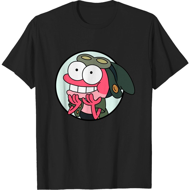T-shirt pour hommes Sprig Amphibia en noir — T-shirts pour hommes