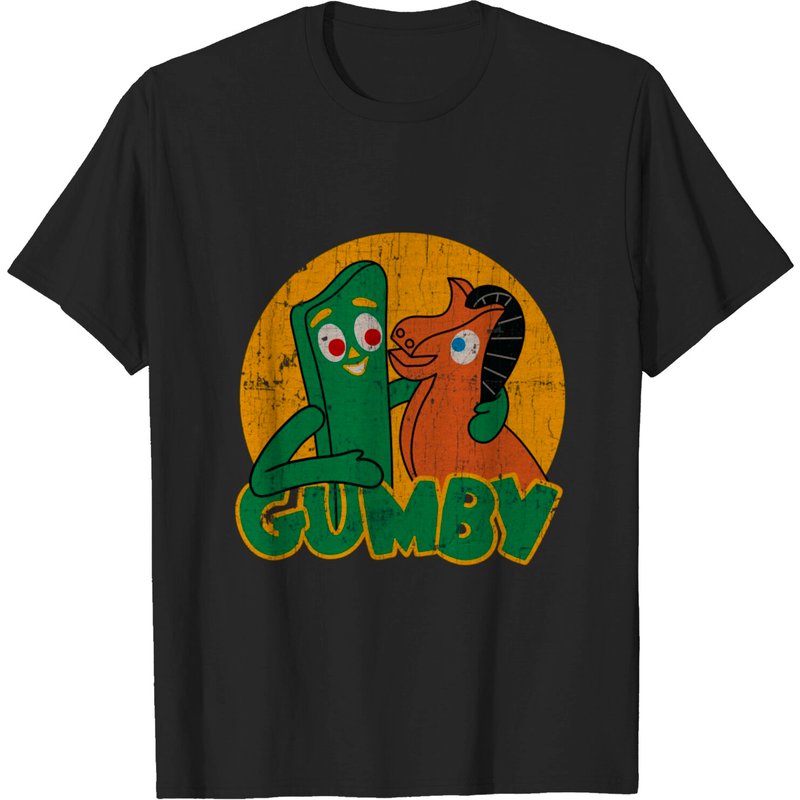 T-shirt Vintage Gumby - Gumby Et Pokey Pour Hommes — T-shirts pour hommes