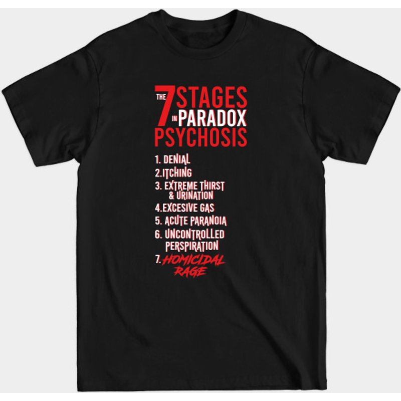 T-shirt Umbrella Academy 2 : Les 7 étapes de la psychose paradoxale — T-shirts pour hommes