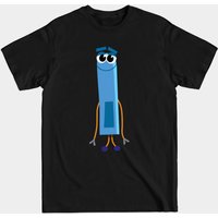 T-shirt pour hommes Ask The Storybots en noir — T-shirts pour hommes