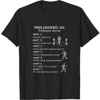 T-shirt pour hommes Philosophy 101 Talking Heads David Byrne — T-shirts pour hommes