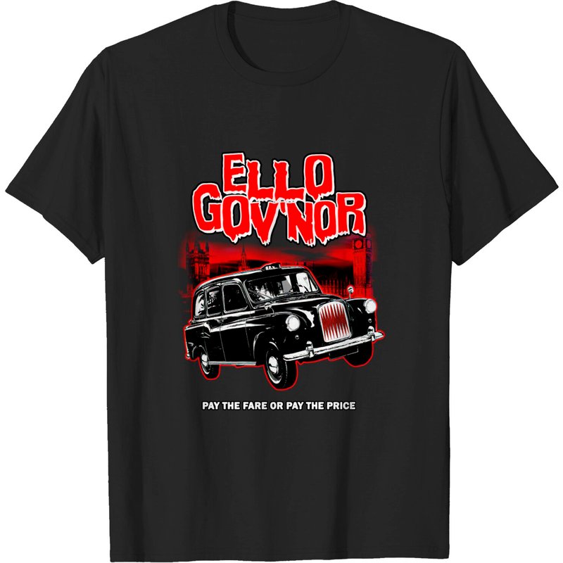 T-shirt Ello Gov'nor Geeky pour hommes en noir — T-shirts pour hommes