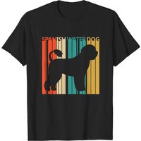 Vintage 1970s Spanish Water Dog Owner T-Shirt for Men — Mens T Shirts