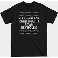 Tout ce que je veux pour Noël, c'est Ryan Reynolds - T-shirt pour hommes — T-shirts pour hommes
