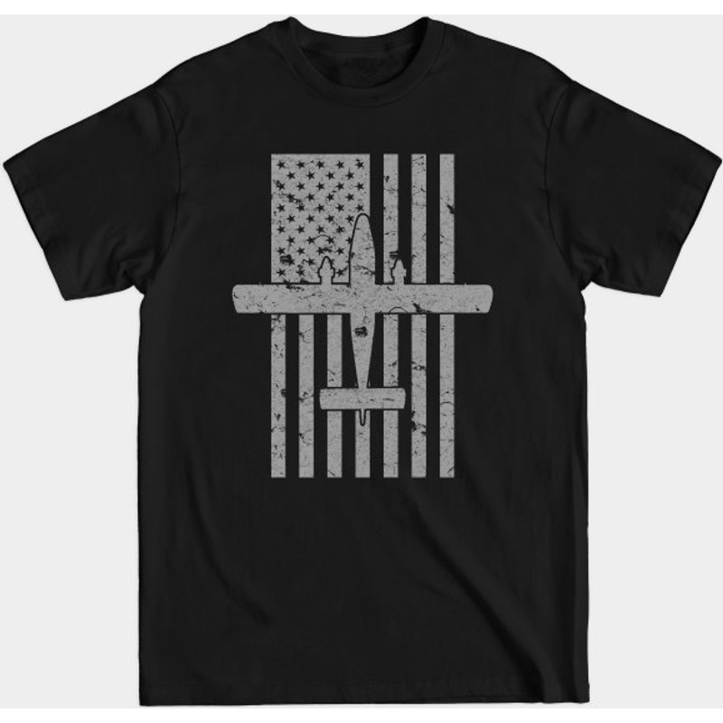 DeHavilland HDC-6 Twin Otter Airplane Vintage Flag T-Shirt