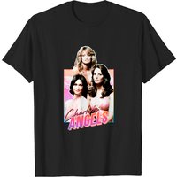 Charlie's Angels 80s Men's Black T-Shirt