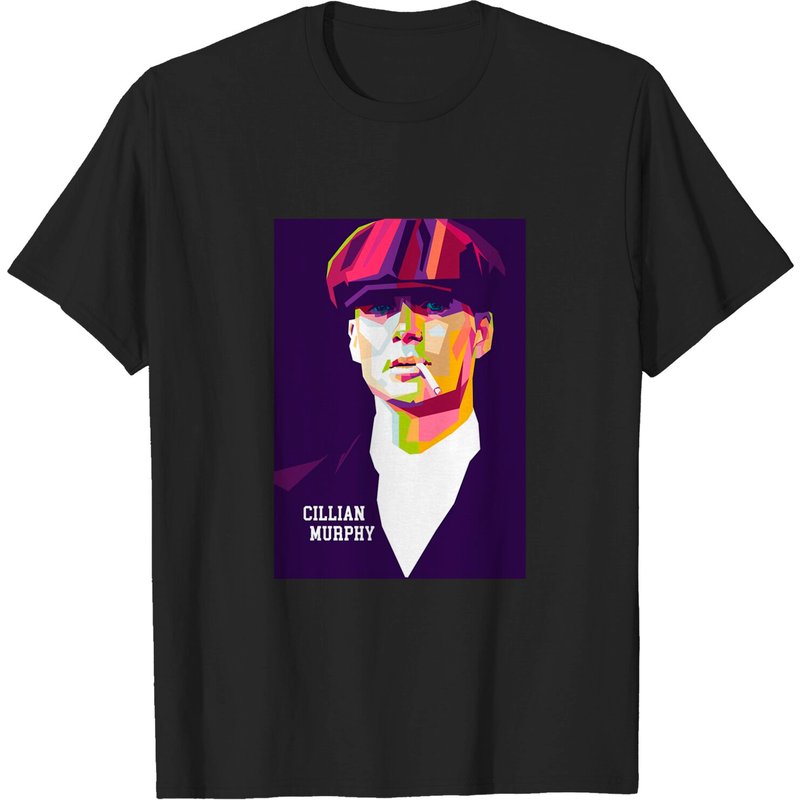 T-shirt pour hommes Cillian Murphy en noir — T-shirts pour hommes