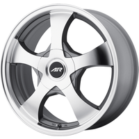 American Racing AR895 Dark Silver Wheels - 14x6, 5x100 Bolt Pattern