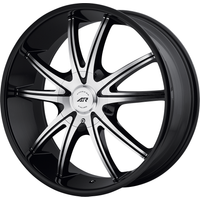 American Racing AR897 Gloss Black Machined Wheels - 20x8.5 - 5x130