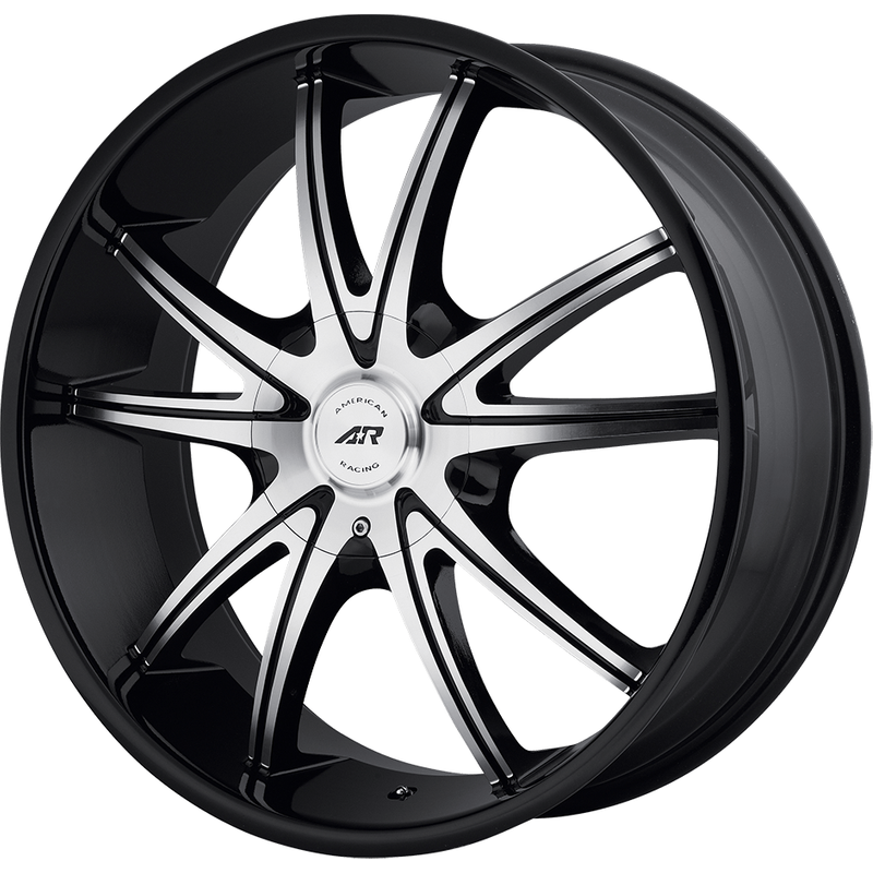 American Racing AR897 Gloss Black Machined Wheels - 20x8.5 - 5x130 — Wheels & Rims