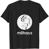 T-shirt Milhaus Design School Noir Bauhaus pour Hommes — T-shirts pour hommes