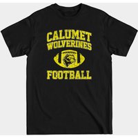 T-shirt Calumet Wolverines Football Red Dawn pour hommes