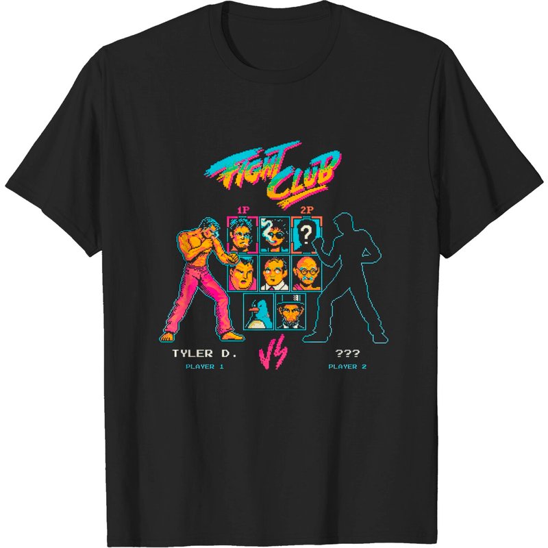 T-shirt pour hommes Fight Club en noir