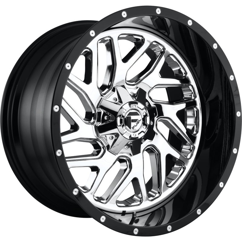 Fuel D211 Triton Chrome Wheels - 20x12 - 6x135 Bolt Pattern — Wheels & Rims